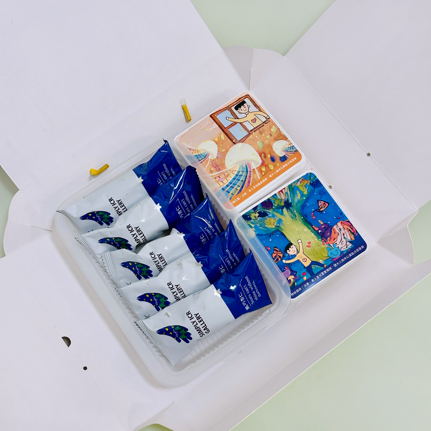 【新品優惠】愛啟兒藝廊-飛向天空的魚(大)果凍杏仁捲禮盒 奶蛋素(超商限取10盒,超過請選宅配)
