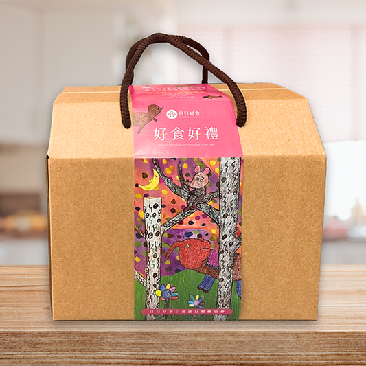 【預購4月陸續出貨】日日好食x愛啟兒聯名 日日暖心・動物時光 好控麵禮盒(超商限取2盒，超過請選宅配)