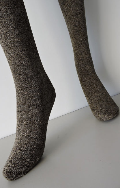 厚地針織褲襪(黑/灰/莓果紅/金紗棕/深邃綠/黑-十分襪)